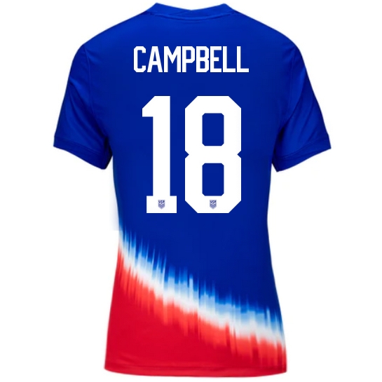 2024 USA Jane Campbell Away Women's Soccer Jersey