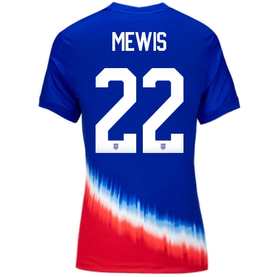2024 USA Kristie Mewis Away Women's Soccer Jersey