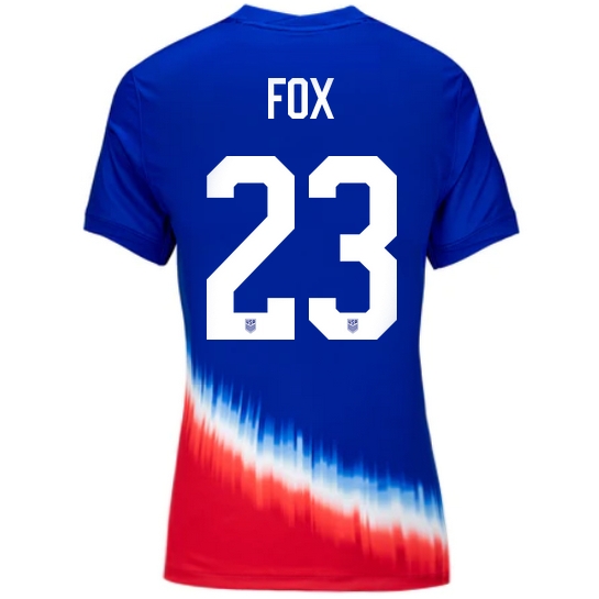2024 USA Emily Fox Away Women's Soccer Jersey