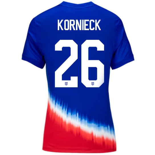 2024 USA Taylor Kornieck Away Women's Soccer Jersey