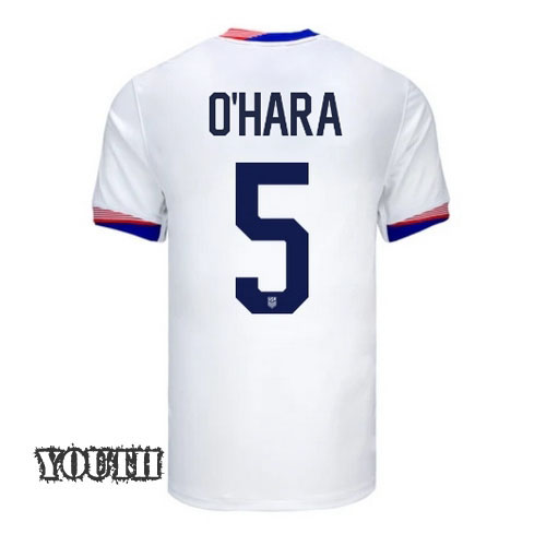 2024 USA Kelley O'hara Home Youth Soccer Jersey
