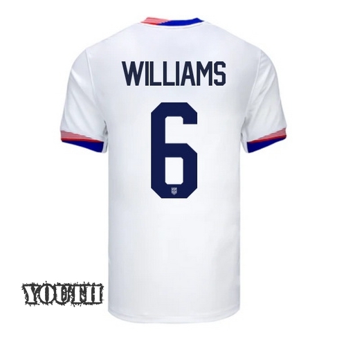 2024 USA Lynn Williams Home Youth Soccer Jersey