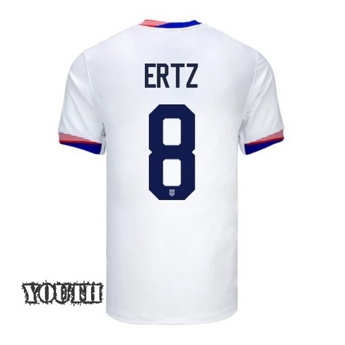 2024 USA Julie Ertz Home Youth Soccer Jersey