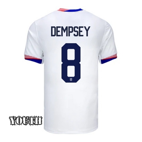 2024 USA Clint Dempsey Home Youth Soccer Jersey