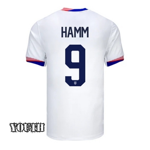2024 USA Mia Hamm Home Youth Soccer Jersey