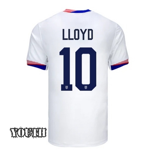 2024 USA Carli Lloyd Home Youth Soccer Jersey