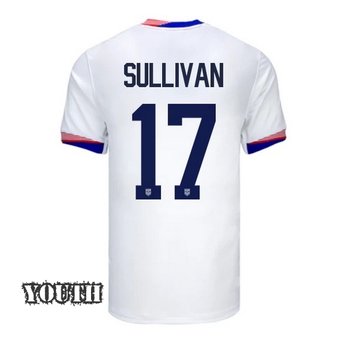 2024 USA Andi Sullivan Home Youth Soccer Jersey