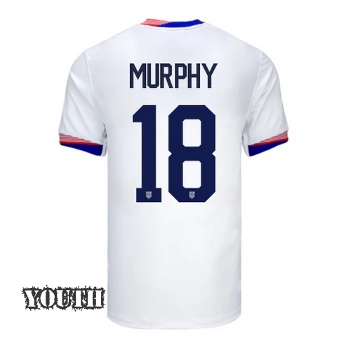 2024 USA Casey Murphy Home Youth Soccer Jersey