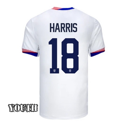 2024 USA Ashlyn Harris Home Youth Soccer Jersey