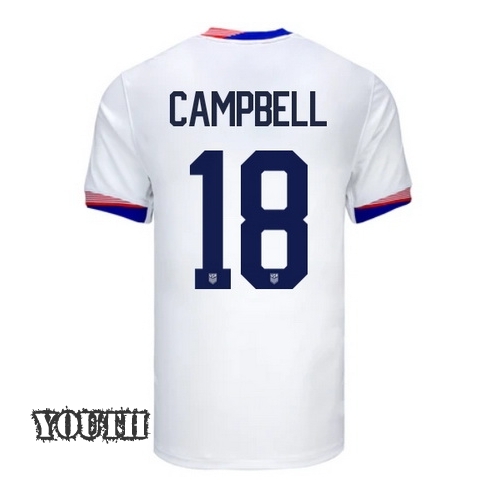 2024 USA Jane Campbell Home Youth Soccer Jersey