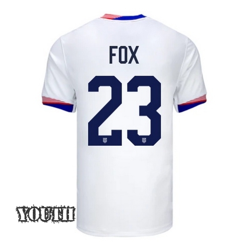 2024 USA Emily Fox Home Youth Soccer Jersey