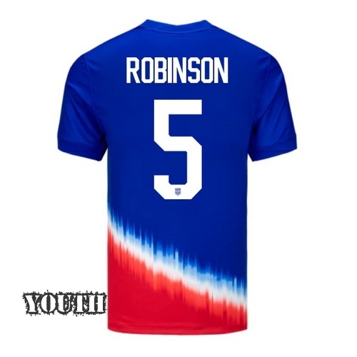 2024 USA Antonee Robinson Away Youth Soccer Jersey