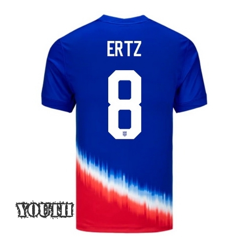 2024 USA Julie Ertz Away Youth Soccer Jersey