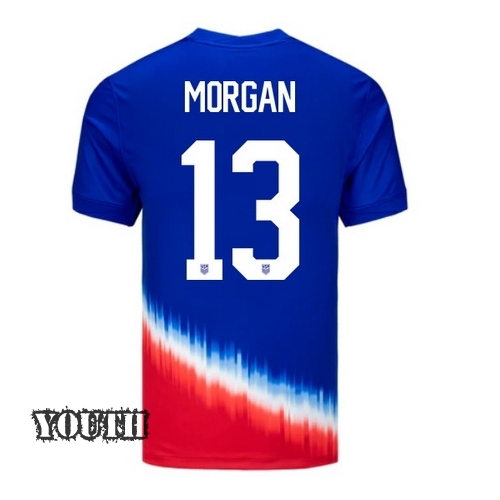 2024 USA Alex Morgan Away Youth Soccer Jersey