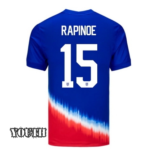 2024 USA Megan Rapinoe Away Youth Soccer Jersey