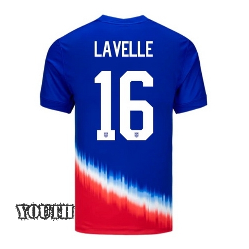 2024 USA Rose Lavelle Away Youth Soccer Jersey