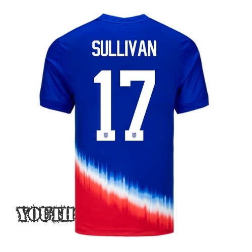 2024 USA Andi Sullivan Away Youth Soccer Jersey