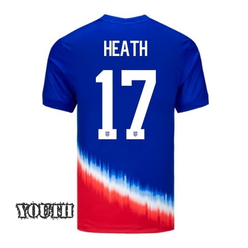 2024 USA Tobin Heath Away Youth Soccer Jersey