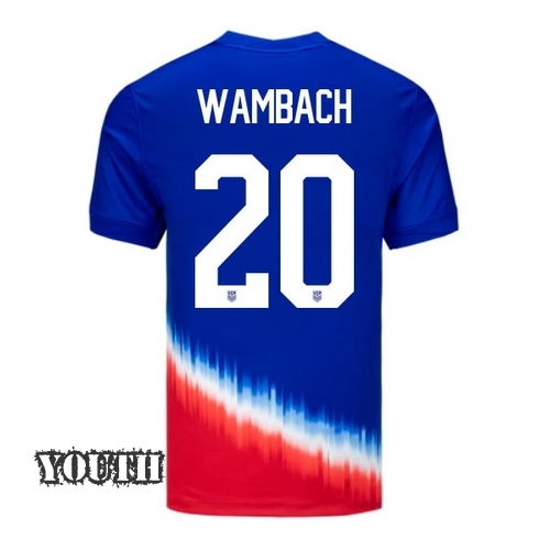 2024 USA Abby Wambach Away Youth Soccer Jersey