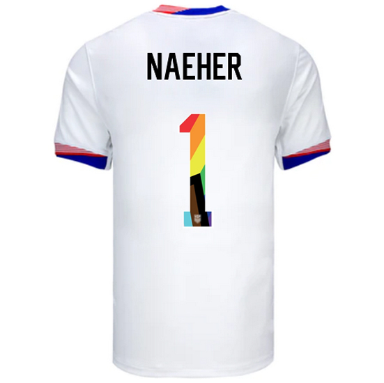 24/25 USA Alyssa Naeher Home Men's Pride Jersey