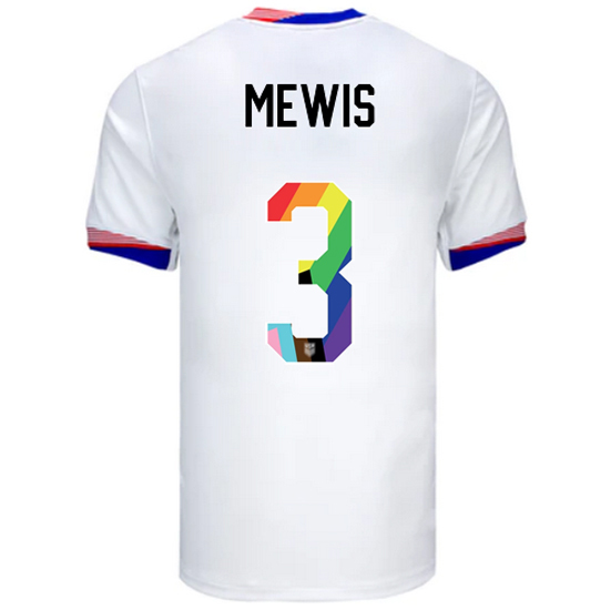 24/25 USA Samantha Mewis Home Men's Pride Jersey