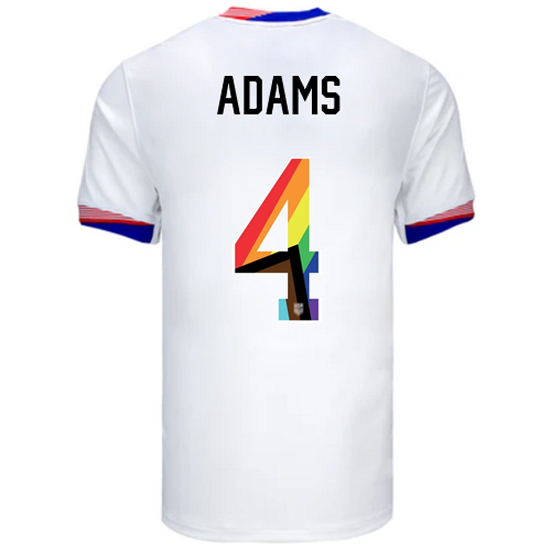 24/25 USA Tyler Adams Home Men's Pride Jersey
