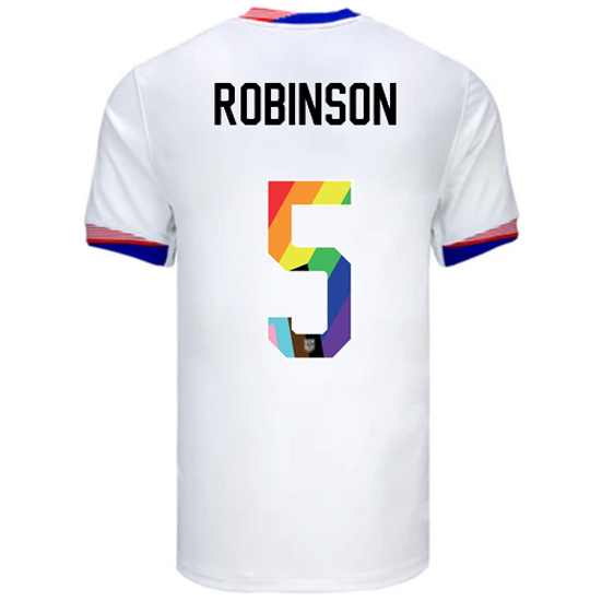 24/25 USA Antonee Robinson Home Men's Pride Jersey
