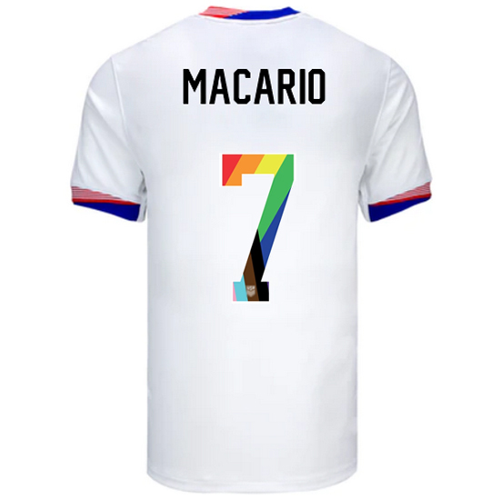 24/25 USA Catarina Macario Home Men's Pride Jersey