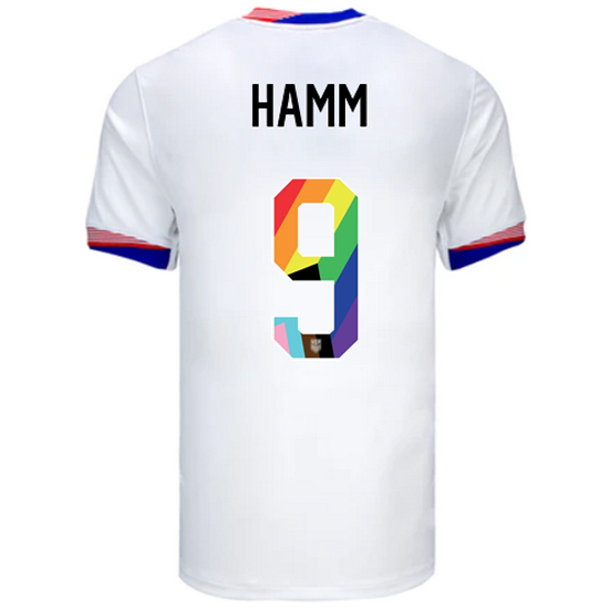 24/25 USA Mia Hamm Home Men's Pride Jersey