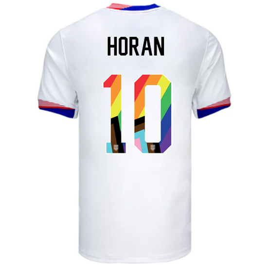 24/25 USA Lindsey Horan Home Men's Pride Jersey