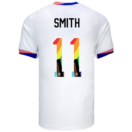 24/25 USA Sophia Smith Home Men's Pride Jersey