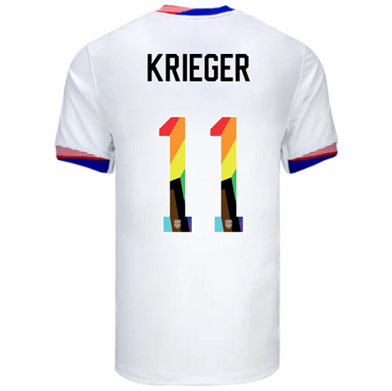 24/25 USA Ali Krieger Home Men's Pride Jersey