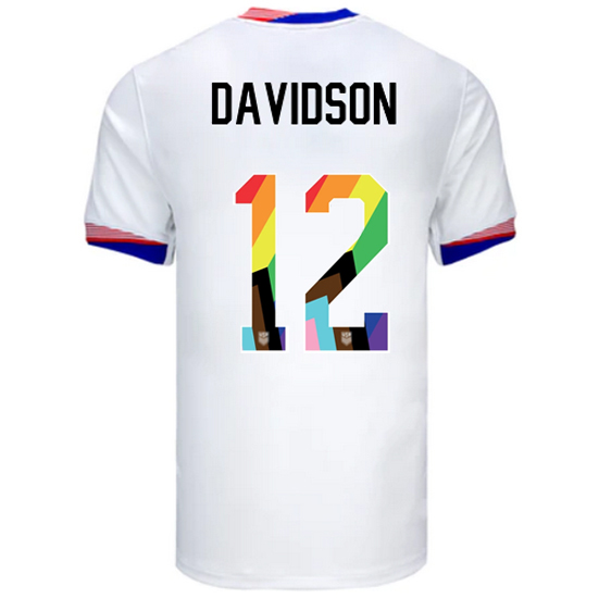 24/25 USA Tierna Davidson Home Men's Pride Jersey