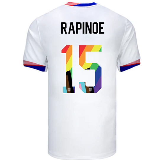 24/25 USA Megan Rapinoe Home Men's Pride Jersey