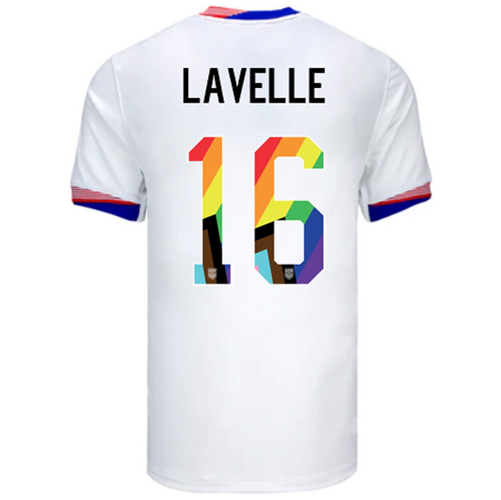 24/25 USA Rose Lavelle Home Men's Pride Jersey