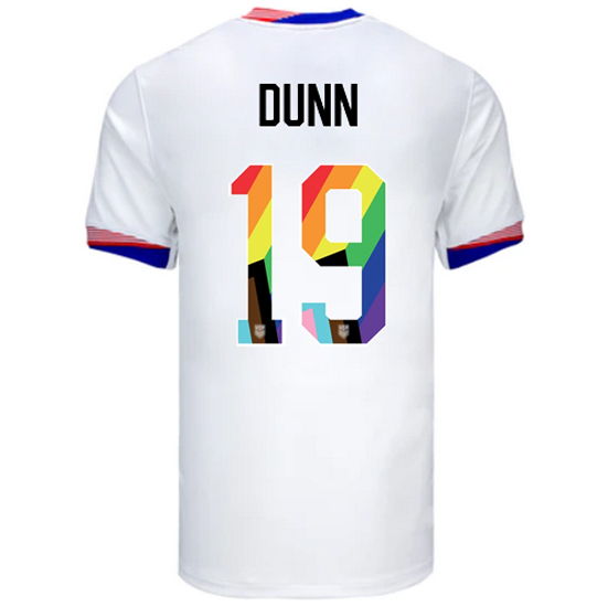 24/25 USA Crystal Dunn Home Men's Pride Jersey