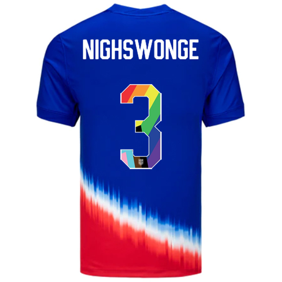 24/25 USA Jenna Nighswonger Away Men's Pride Jersey