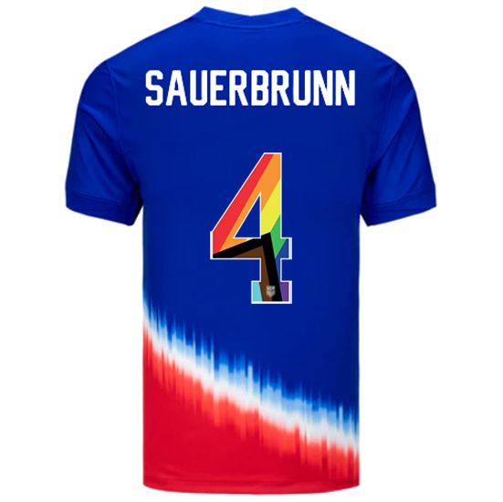 24/25 USA Becky Sauerbrunn Away Men's Pride Jersey