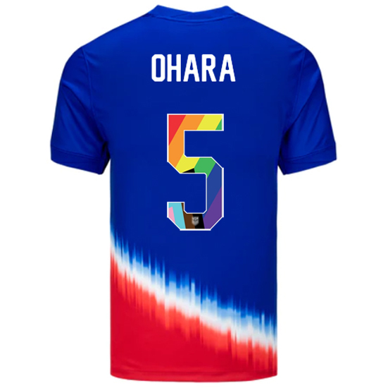 24/25 USA Kelley O'Hara Away Men's Pride Jersey