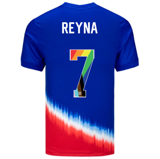 24/25 USA Giovanni Reyna Away Men's Pride Jersey