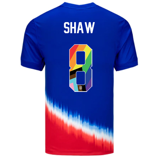 24/25 USA Jaedyn Shaw Away Men's Pride Jersey
