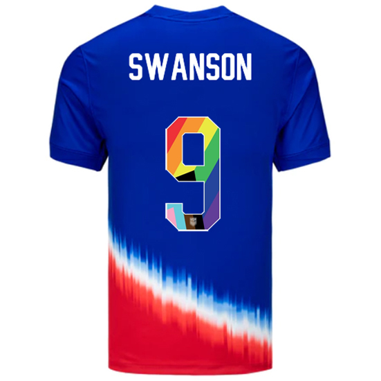 24/25 USA Mallory Swanson Away Men's Pride Jersey