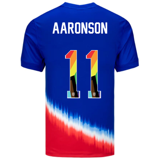 24/25 USA Brenden Aaronson Away Men's Pride Jersey