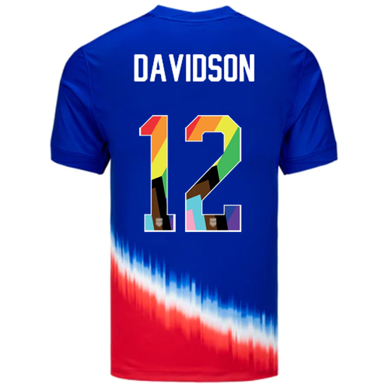 24/25 USA Tierna Davidson Away Men's Pride Jersey