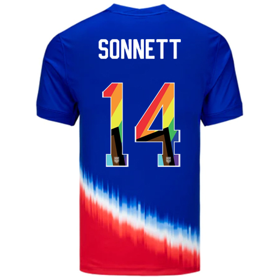 24/25 USA Emily Sonnett Away Men's Pride Jersey