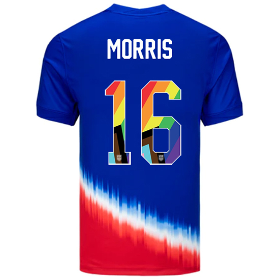 24/25 USA Jordan Morris Away Men's Pride Jersey