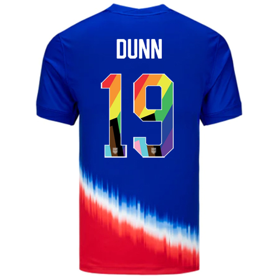 24/25 USA Crystal Dunn Away Men's Pride Jersey
