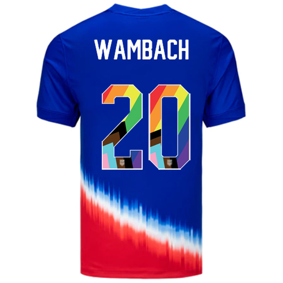24/25 USA Abby Wambach Away Men's Pride Jersey