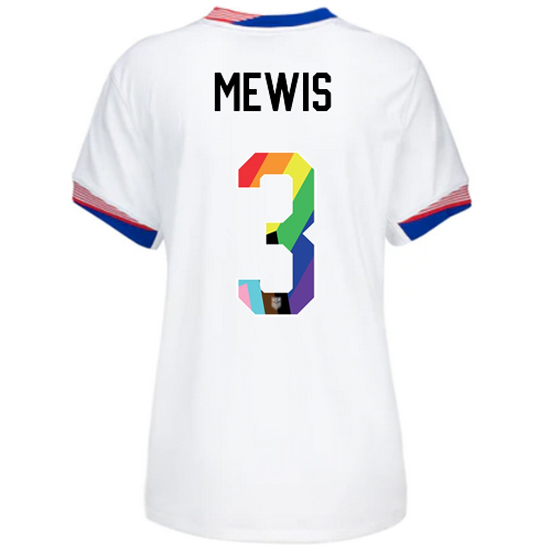 24/25 USA Samantha Mewis Home Women's Pride Jersey