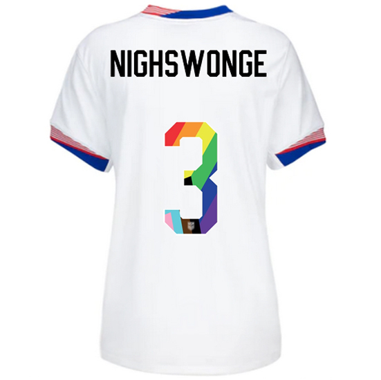 24/25 USA Jenna Nighswonger Home Women's Pride Jersey